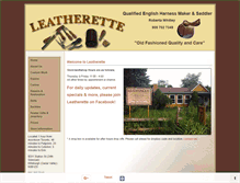 Tablet Screenshot of leatherette.ca